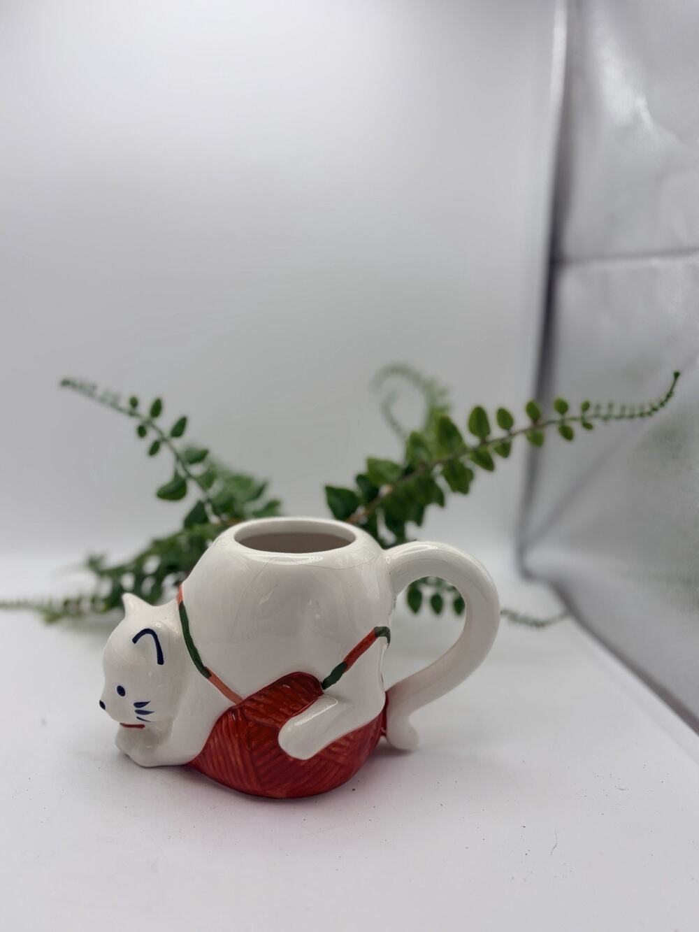 Wondershop Mug Cat Playing With Yarn Ceramic Coffee Cocoa Target 2022